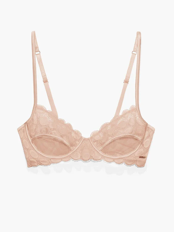 Best Luxury Demi Bra & Thong Set Savage X Fenty - Mod on the Moon Unlined Demi Bra