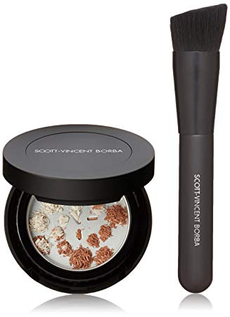 Scott-Vincent Borba Anti-Fatigue Skin Care/SPF 29 Foundation Anti-Wrinkle Kit with Foundation/Micro-Exfoliation Tool, 02 Medium