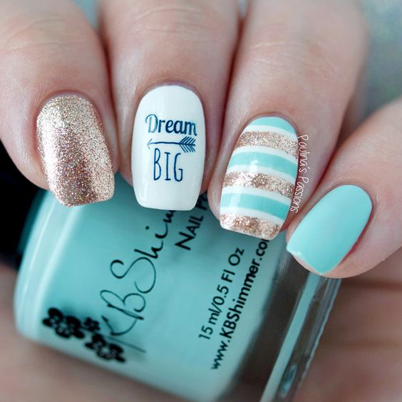 KellieGonzo: Guest Post by Paulina\'s Passions: Dream Big Nail Art