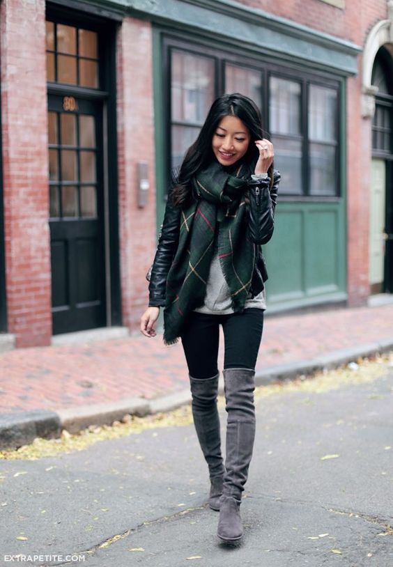 How to Wear Knee-High Boots