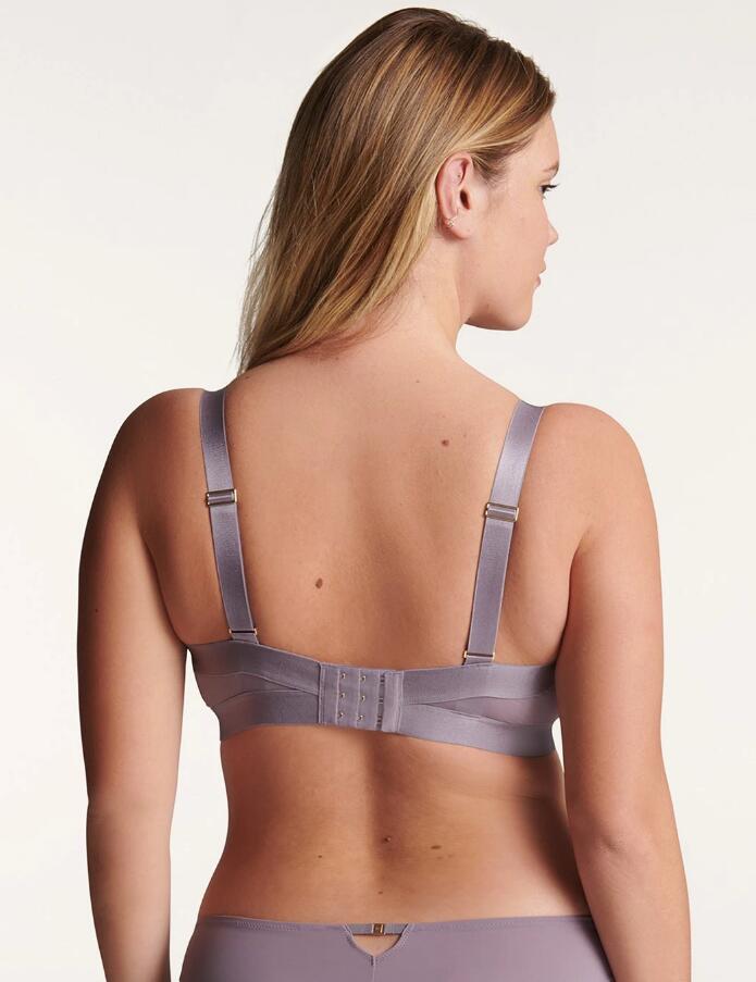 back view of Christine Giordano - Ombré Mesh Demi Bra