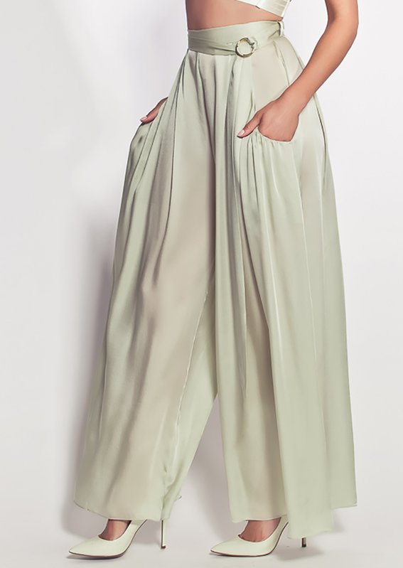 Close-up, Bordelle Palazzo Pants Fawn