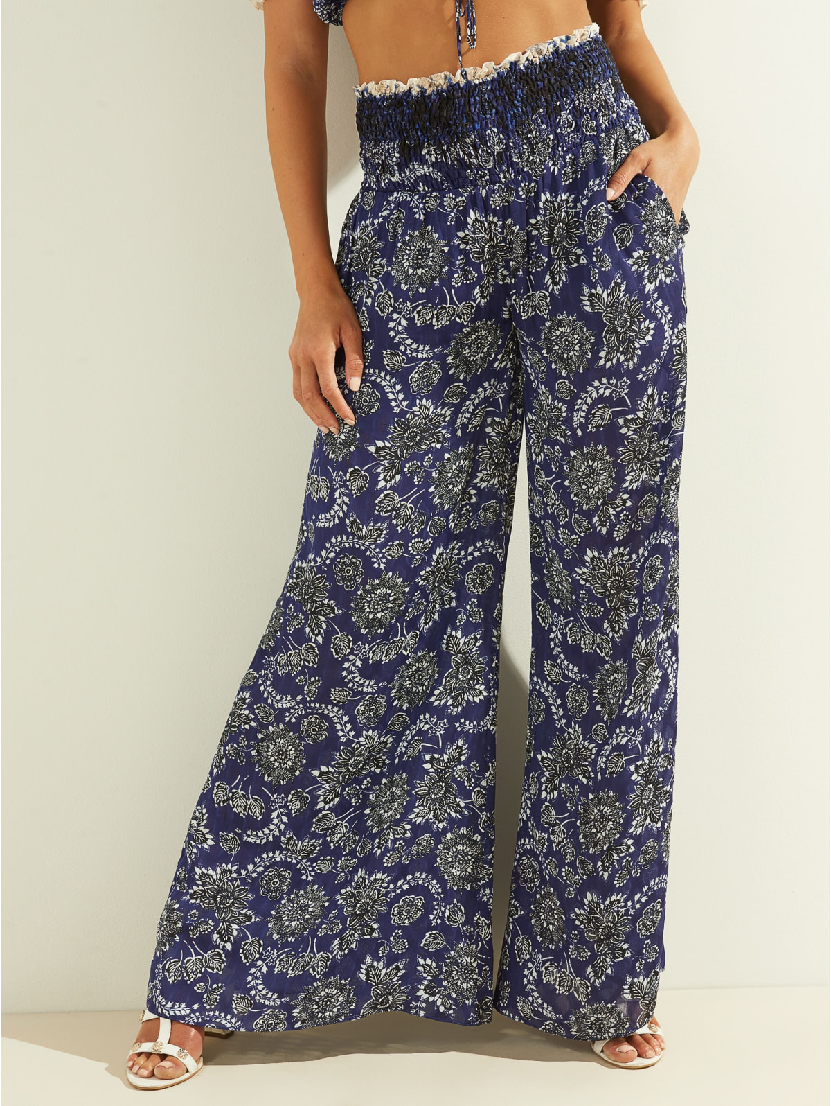 Renata Palazzo Pants | GUESS Canada