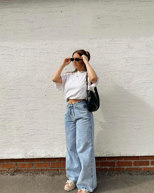 How to Style Baggy Jeans in Super-Cool Slouchy & Chic Outfits