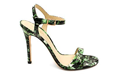 Christina Lombardi - Women\'s High Heel Sandal - The Heidi in Green Leaf - Size 39.5