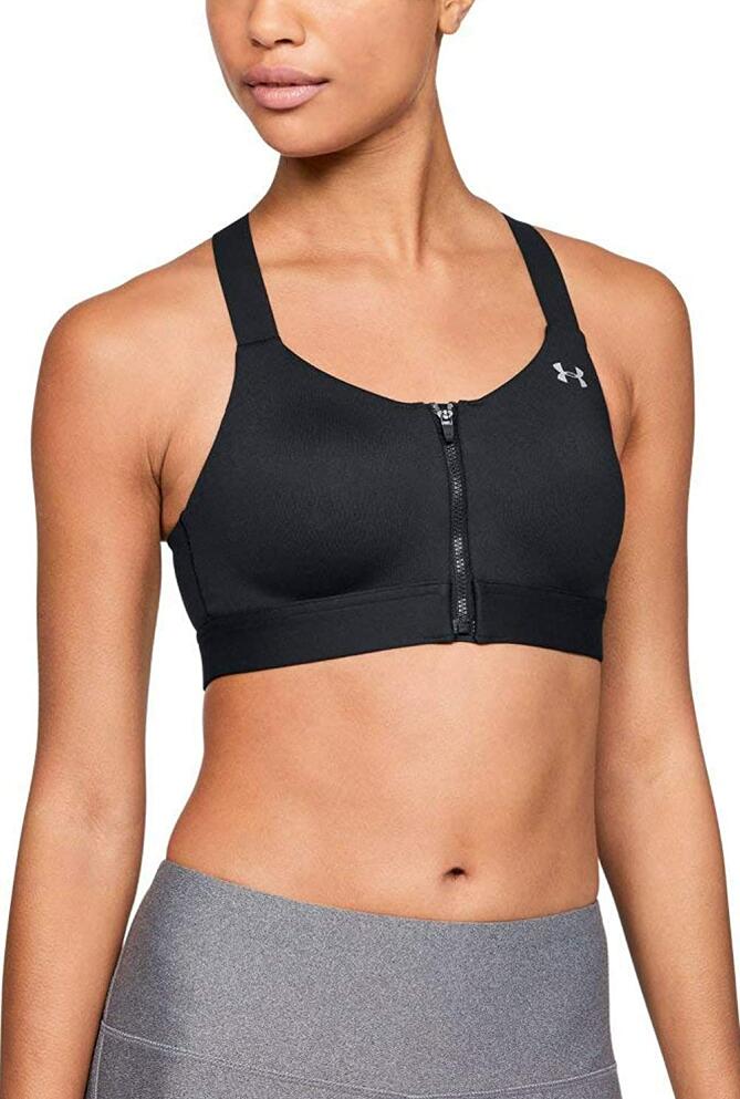 Under Armour Women\'s Eclipse High Impact Front Zip Sports Bra