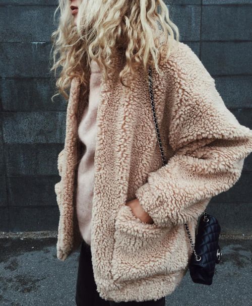 teddy fur jacket fluffy faux fur coat camel street styles winter outwears Extra 10% off, a MUST HAVE clothing for cold weather #fauxfur #jacket #coat #coatjacket