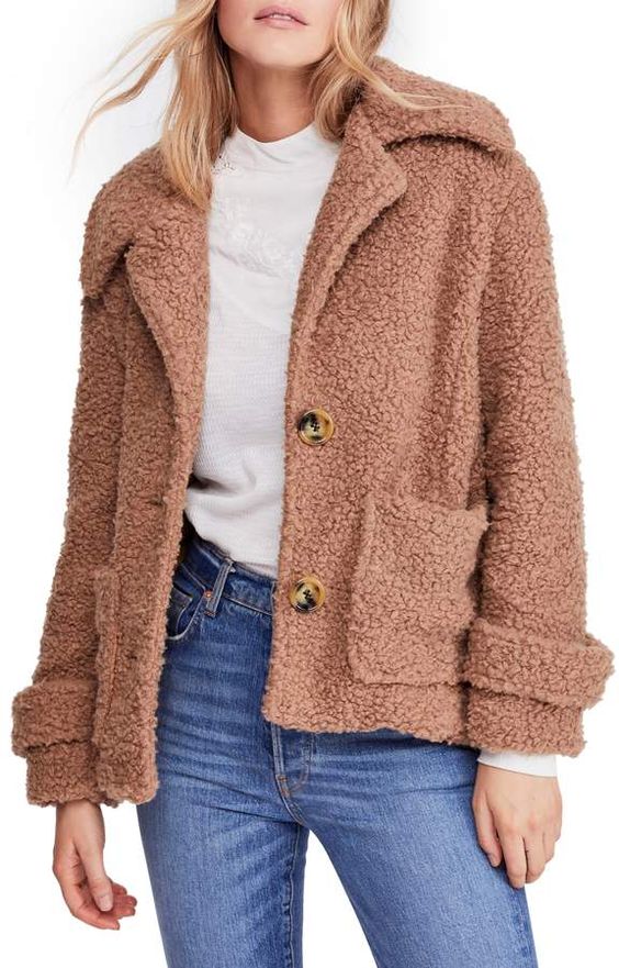 Free People So Soft Peacoat