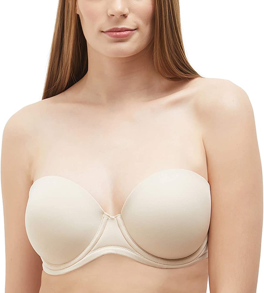 Best Big Boob Strapless Bra for Overall Uplift & Support Wacoal - Women\'s ‘Red Carpet’ Strapless Full-Busted Underwire Bra