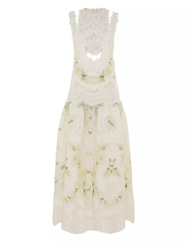 Zimmermann harmony lace patch gown